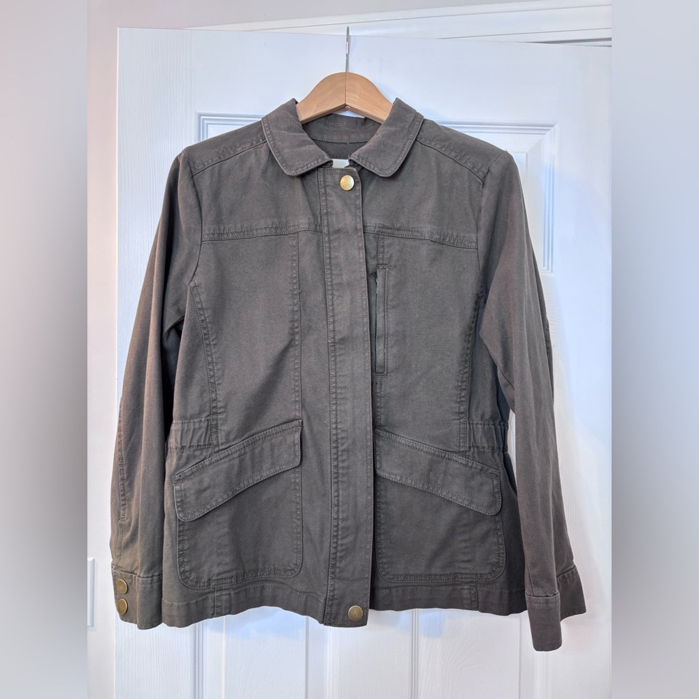 LOFT Utility Jacket in Dark Green